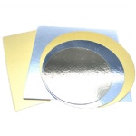 8/10/12 inch Thick Round and Square Silver Cake Board