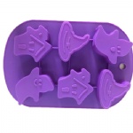 6 Cavity Ghost Non Stick Quality Silicone Cake Mold