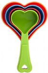 4pcs Heart Shaped Kitchen Measuring Spoon set