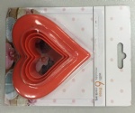 Heart Plastic Cookie Cutter set