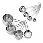 4pcs Stainless Steel Measuring Cup Set