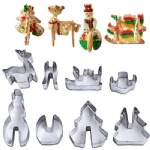 Xmas Stainless Steel Cookie Cutter set
