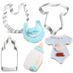 3D Baby Stainless Steel Cookie Cutter set