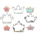 3D Crown Stainless Steel Cookie Cutter set