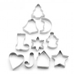 Xmas Stainless Steel Cookie Cutter set