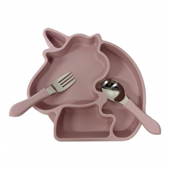 Unicornio Baby Dinner set,with Cutlery