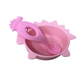 Silicone Baby Spoon Bowl set