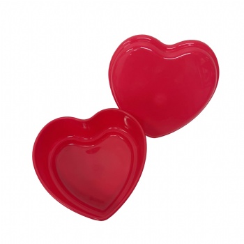 heart shapes plate