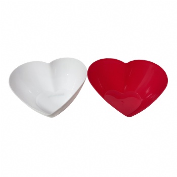 heart shapes plate