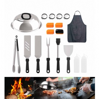 18PCS PP GRIDDLE TOOL SET